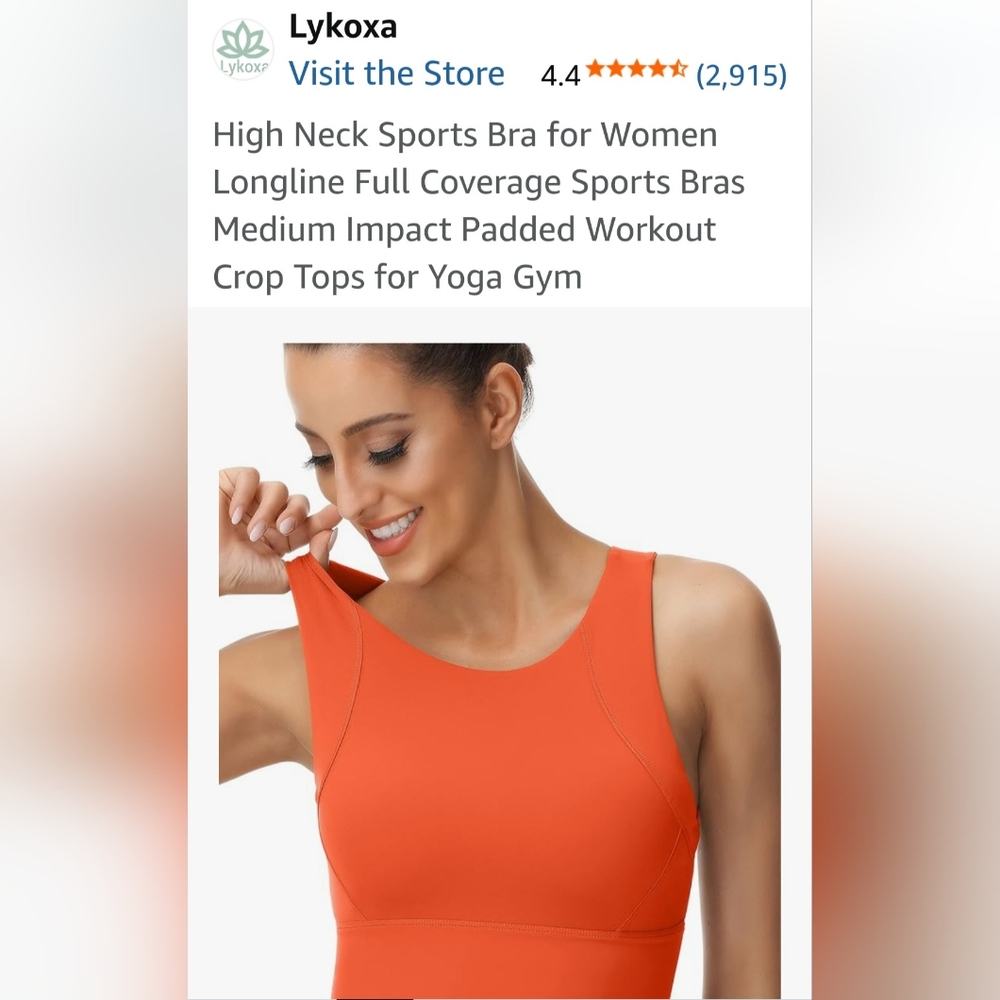 Bundle 4 High Neck Sports Bras